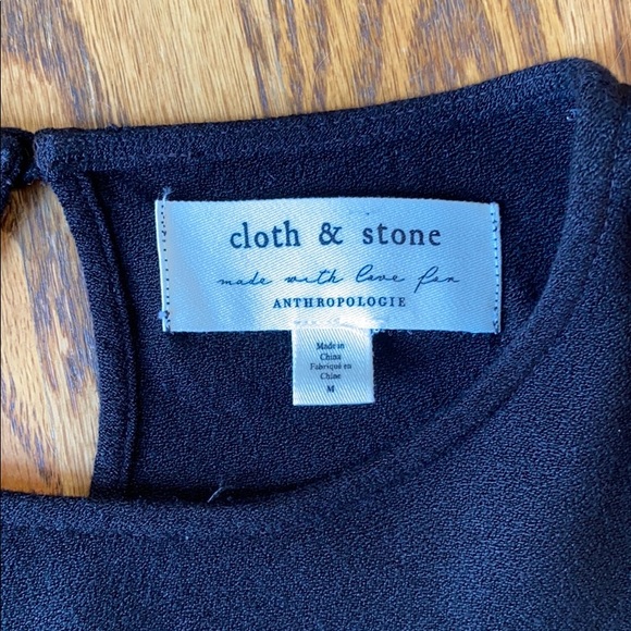 Cloth & Stone black viscose top Medium - Picture 5 of 8